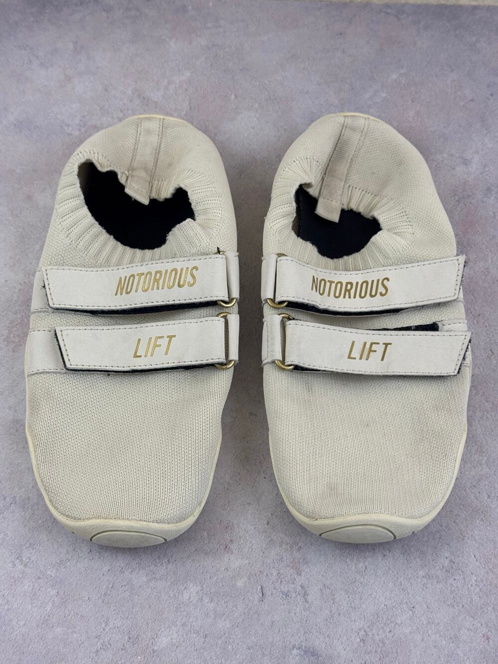 Notorious Lift Shoes Sumo Deadlift Beige Size 44 (27cm) Unisex
